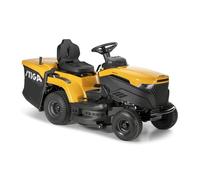STIGA 384 Estate Trattorino Tagliaerba, 432 cc, 84 cm, 240 L - Trasmissione Idrostatica, Kit Mulching Inclus. - Prati fino a 3.500 m²
