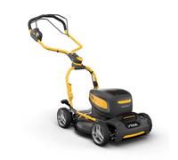 STIGA 747e V Multiclip Tagliaerba A Batteria, 48 V, 45 cm, 2 Batt. 5 Ah + Caric. - Mulching Integr., Motore Brushless 1.5 kW - Prati fino a 1.300 m²