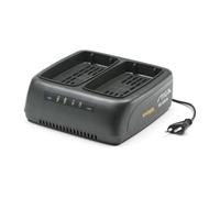 Stiga Caricabatterie doppio ePower EC 415 D da 48 V, Corrente di Carica da 2 Ah, Spina Europlug