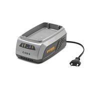 Stiga Caricabatterie Standard Singolo C 415 S da 48 V, Corrente di Carica 1,5 Ah, Spina Europlug, giallo/grigio