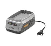 Stiga Caricabatterie Standard Singolo C 415 S da 48 V, Corrente di Carica 1,5 Ah, Spina Europlug, giallo/grigio
