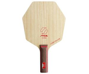 STIGA Clipper Cybershape - Legno da ping pong offensivo a 7 strati - Velocità massima con precisione - Impugnatura diritta