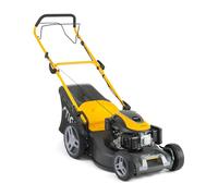STIGA Combi 53 S, tagliaerba a trazione, piatto di taglio in acciaio da 51 cm, motore da 166 cc, raccoglierba da 60 litri, sistema di taglio 3 in 1, manici regolabili