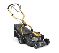 STIGA Combi 548 S Tagliaerba a trazione, piatto di taglio in acciaio da 46 cm, motore a scoppio da 139 cc, raccoglierba da 60 l, manubrio regolabile Fulcrum, sistema di taglio 3-in-1