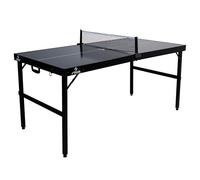 STIGA Compact Midi Table - Tavolo da ping pong medio 152 x 76 cm, pieghevole con maniglia - gioco al chiuso per famiglia e amici, rete inclusa