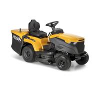 STIGA Estate 384 Trattorino Tagliaerba, Motore 432 cc, Piatto 84 cm, Sacco 240 L, Trasmissione Idrostatica, 7 Altezze di Taglio, Kit Mulching Venduto Separatamente