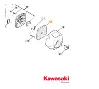 STIGA FILTRO ARIA MOTORE KAWASAKI PER DECESPUGLIATORE SBK BK 53 SBC 653 ORIGINAL