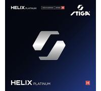 STIGA Helix Platinum H Rossa 2,2 - Gomma da ping-pong in qualità premium per gioco aggressivo, spugna dura 50°