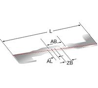 STIGA - Lama per tosaerba 460 mm, adatta per STIGA MULTICLIP 46