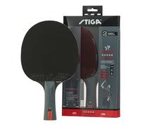 Stiga, racchetta da ping pong Prestige 5 stelle, nero/rosso