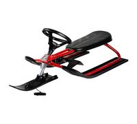 STIGA Snowracer ICONIC - Slittino da Neve per Bambini con Telaio in Acciaio, Freno di Sicurezza, Volante Facile da Guidare e Cordoncino di Trasporto - Età 5+ - Peso Massimo 80 kg