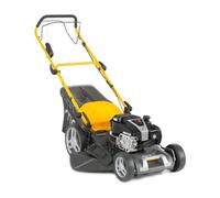 STIGA Tagliaerba a benzina Combi 48 SEQ B MS - Larghezza di taglio 46 cm, Motore Briggs & Stratton 150 cc, Sacco di Raccolta 60L ibrido, Funzionalità 4-in-1 per giardini fino a 1200 m²