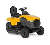 STIGA Tornado 398 M Trattorino Tagliaerba a Benzina, 98 cm di Taglio, Motore 414 cc, Scarico Laterale, Regolazione Altezza, Kit Mulching Opzionale Venduto Separatamente