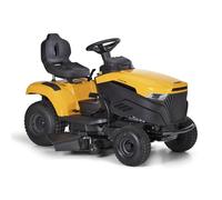 STIGA Tornado 398 Trattorino Tagliaerba, 432 cc, 98 cm - Trasmissione idrostatica a pedale, Kit mulching e gancio traino inclusi - Prati fino a 5.000 m²
