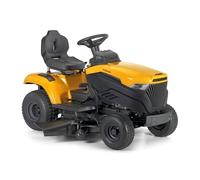 STIGA Tornado 5108 trattorino da giardino 108 cm - motore ST500 da 452 cc - scarico laterale e mulching - asse anteriore in acciaio - fari a LED - gancio di traino e caricatore batteria in dotazione