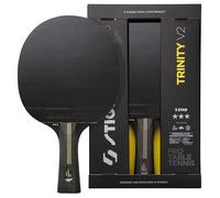 STIGA Trinity V2 Racchetta da ping-pong - Pala 3 stelle, gomma approvata da ITTF, presa ergonomica - Per gioco aggressivo