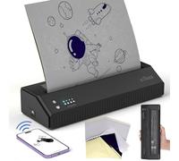 STIGMA Bluetooth Tattoo Transfer Machine Mini stampante per tatuaggi nera 2500mAh Fotocopiatrice Disegno Thermal Stencil Maker con 10 pezzi di carta