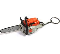 Stihl Portachiavi a motosega con suoni reali - 04209600003 - completo di batterie