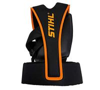 STIHL 41477109015 - Tracolla doppia Advance Plus Forest per decespugliatore, morbida, imbottita, colore: Nero/Arancione