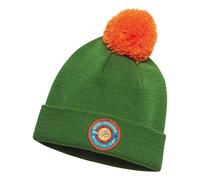 Stihl 4204400002 Beanie Strickmütze Adventure Verde con orangener Bommel