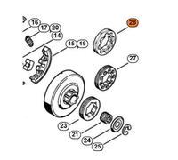 STIHL ANELLO ROCCHETTO 3/8" 8 DENTI MOTOSEGA MS 660 460 362 362 441 ORIGINALE