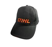 Stihl Berretto da golf, Base Cap, Berretto da baseball, Nero, Arancione, 100% cotone