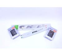 STIHL Binario di Scorrimento 3003 008 6817 45cm 1,6 .325+2x Catene Metà