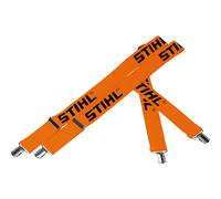 Stihl 8841512 Hosenträger f. Bundhosen con labbra metalliche, arancione, 130 cm, Arancione, 130 cm