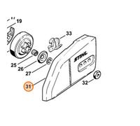STIHL COPERCHIO ROCCHETTO CATENA MOTOSEGA MS 170 180 210 230 250 ORIGINALE