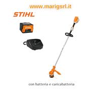 STIHL DECESPUGLIATORE FSA 80 R con batteria AK 20 e caricatore AL 101