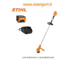 STIHL DECESPUGLIATORE FSA 80 R con batteria AK 20 e caricatore AL 101