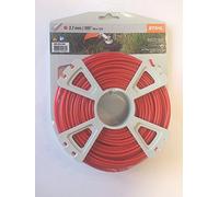 Stihl - Filo per tagliabordi, 0000 930 2343, 2,7 mm, 68 m, rosso, rotondo