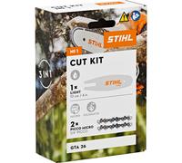 CUT kit n 1 STIHL KIT TAGLIO 2pz catena 1/4"P 1,1 28 m + barra 10 CM per GTA 26