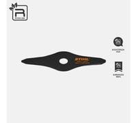 STIHL - Lama tagliaerba 2 denti disco per decespugliatore diametro 230 foro 25,4