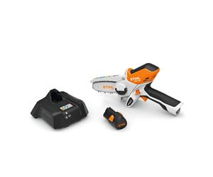 STIHL MINI MOTOSEGA POTATORE GTA 26 CON SET BATTERIA E CARICATORE