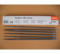 Stihl Motosega 5.2mm Files Scatola di 6. 3/8" pro Catene 5605 772 5206