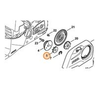 STIHL ROCCHETTO CATENA 1/4" P 6 DENTI MOTOSEGA MSA 120 140 60 70 ORIGINALE