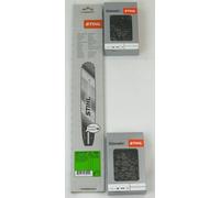 STIHL Schiene 35cm 3/8 " P/1,3 Rollomatic 3005 000 4809 + 2x Catena a Scalpello