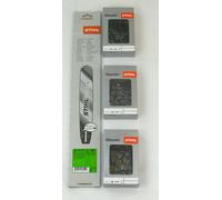 Stihl Schiene 35cm 3/8 " P/1,3 Rollomatic 3005 000 4809 + 3x Halbmeisselketten