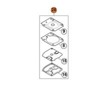 STIHL SERIE GUARNIZIONI E MEMBRANE DECESPUGLIATORE FR 410 460 FS 240 260 261 410