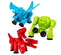 StikBot Zing Mega Monsters 3 pezzi, set completo di 3 figure di azione mostro posizionabili, Cerbero, Gigantus e Brucia