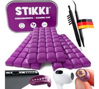 STIKKI Pasta di Pulizia compatibile con AirPods, iPhone, cuffie e smartphone simili, Kit di pulizia con strumenti per pulire le porte USB-C/Lightning, griglie, altoparlanti etc