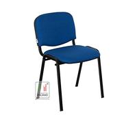 Stil Sedie - Sedia Attesa Ufficio Sala Conferenze poltrona Venere tessuto colore BLU