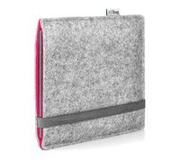 Stilbag eBook Reader Finn per Onyx Boox Go 7 | Colore: grigio chiaro/rosa | Custodia per eBook Reader in feltro | eReader | Custodia per lettori ebook Made in Germany