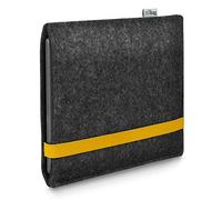 Stilbag eBook Reader Leon per Onyx Boox Go 7 | Colore: antracite/giallo | Custodia per eBook Reader in feltro | eReader | Custodia per lettori ebook Made in Germany