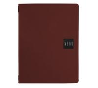 STILCASA - PM2-C-17-MN - Portamenù Talk - 3 inserti doppi inclusi - A4 - 24,3 x 31,6 cm - bordeaux - Stilcasa - 101466 - Conf. da 1 Pz. - PM2-C-17-MN