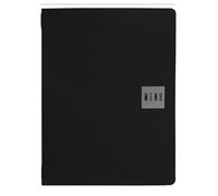 STILCASA - PM2-C-30-MG - Portamenù Talk - 3 inserti doppi inclusi - A4 - 24,3 x 31,6 cm - nero - Stilcasa - 101467 - Conf. da 1 Pz. - PM2-C-30-MG