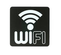 STILCASA - PR23-WF - Pittogramma adesivo - Wifi - 16 x 16 cm - PVC - nero-bianco - Stilcasa - 100490 - Conf. da 1 Pz. - PR23-WF
