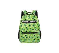 (stile 15) Zaini per bambini con stampa 3D da 16 pollici, modello Minecraft, per bambine e ragazzi,