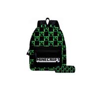 (stile 8) Zaini per bambini con stampa 3D e gioco Minecraft da 16 pollici, per bambine e ragazzi, borse